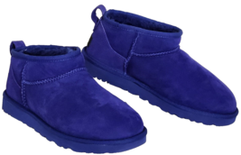 UGG CLASSIC ULTRA MINI SHEARLING SHORT BOOTS NAVAL ROYAL BLUE SZ 8NIB! - $138.59