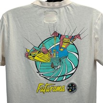 Maui and Sons Futurama Surfer T Shirt Large Space Surfing Surfboards Mens Beige - £23.75 GBP