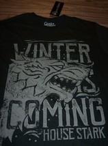 Game Of Thrones Winter Is Coming House Of Stark T-Shirt Large New w/ Tag - £15.60 GBP