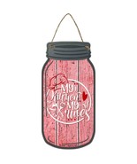 My Kitchen My Rules Logo Novelty Metal Mason Jar Sign - £14.34 GBP