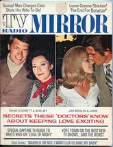 TV Radio Mirror Magazine December 1972- Chad Everett- Jim Brolin- Elvis Presley - £43.32 GBP