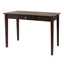 Console Table Laptop Computer Desk Sofa Table in Walnut Finish - $195.51