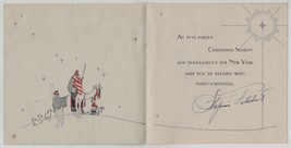*Christmas Card Signed By Stepin Fetchit (Lincoln Theodore Monroe Andrew Perry) - £118.63 GBP