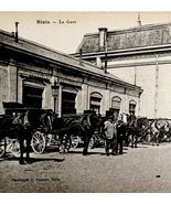 Blois Train Station Horses And Carriages France 1910s Postcard PCBG12B - €17,13 EUR