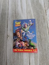 Vintage Toy Story Movie Logo Promo Pinback Button USA 2&quot;X3&quot; - £7.45 GBP