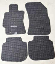 2015-19 Subaru Outback Used OEM Floor mats - Dark black &amp; Grey - £29.77 GBP