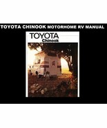 CHINOOK MOTORHOME MANUALs 600pgs for Toyota RV Operations Maintenance Se... - $23.50