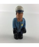 Fisher Price Husky Helpers Police Officer Action Figure Toy Vintage 1970&#39;s - $20.10 CAD