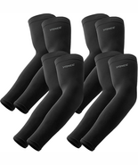 4 Pairs Arm Sleeves, Cooling UV Sun Protection Sports Compression Sleeve... - $16.76 CAD