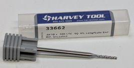 NEW Harvey Tool 33662 Square End Mill: 1/16&quot; Dia 1/2&quot; LOC 1/8&quot; Shank  3 ... - $371.53 MXN