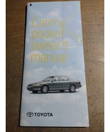 1999 Toyota Camry Pocket Owner&#39;s Manual - $12.32 CAD