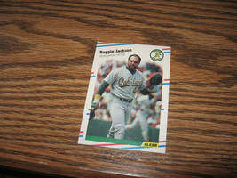 Copyright 1988 Reggie Jackson Various Teams Baseball Cards - £5.53 GBP