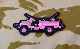 22 S.A.S. Regiment Pink Panther Land Rover 3D PVC Morale Patch Pink Panther Hook - £11.39 GBP