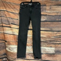 Abercrombie Kids Skinny Jeans Slim 13/14 Black Pants Moose 1892 - £8.78 GBP