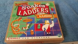 Ludo Board Game Double Sided Snakes And Ladders - £11.22 GBP