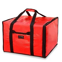 20&quot; By 19&quot; By 13&quot; Insulated Pizza Delivery Bag, Red, From New Star Foodservice - £43.06 GBP