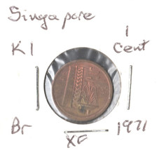 Singapore 1 Cent, 1971, bronze, KM 1 - €1,74 EUR