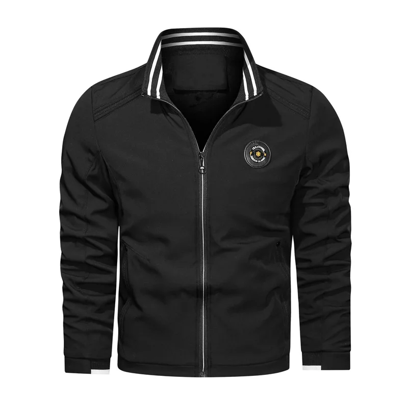 Hin slim baseball jacket long sleeve windbreaker zipper solid jacket male outwear brand thumb200