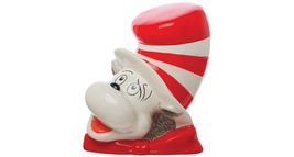 Dr. Seuss The Cat in the Hat Sculpted Ceramic Cookie Jar - £46.98 GBP