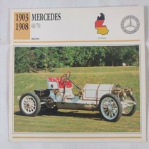 1903-1908 Mercedes -Benz 60/7 Car Photo Spec Sheet Info CARD 1904 1905 1906 1907 - £1.82 GBP