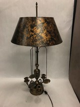 Vintage Bouillette Table lamp Fredrick Cooper Chicago candle holder Desk... - $442.63