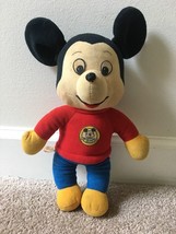 Vintage Knickerbocker Mickey Mouse Talking Plush Doll Pull String Toy - £89.41 GBP