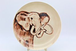 Fitz and Floyd Elephant Zoo Animal Collector&#39;s Plate Made in Japan 1976  - $10.79