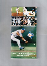 1984 Texas Rangers Media Guide MLB Baseball Parrish Bell Yost Sample War... - £35.05 GBP