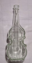Glass Violin-Shaped 75 cl Liquor/Wine Bottle/Decanter Empty - £21.57 GBP