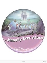 Disney World Collectible &quot;Happily Ever After&quot;  Button 3&quot; - £5.37 GBP