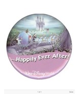Disney World Collectible &quot;Happily Ever After&quot;  Button 3&quot; - $6.76