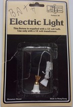 Vintage Minature House Electric Light Bath Light Dollhouse - $8.99