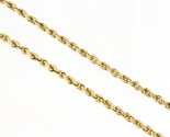 3.5mm Unisex Chain 14kt Yellow Gold 336260 - £1,161.85 GBP