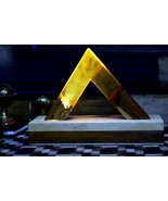 Epoxy Resin Lamp Unique Triangle Shape Romantic Handmade Table Lamp-
sho... - £139.62 GBP