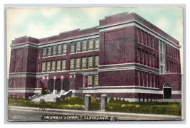 Columbia School Building Cleveland Ohio OH UNP Unused DB Postcard V19 - £8.50 GBP