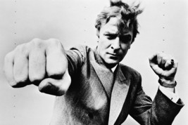 Michael Caine Punching At Camera 60&#39;s 18x24 Poster - $23.99