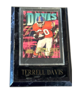 Terrell Davis Football Card Framed 1997 Skybox Impact Denver Broncos NFL... - $19.65 CAD