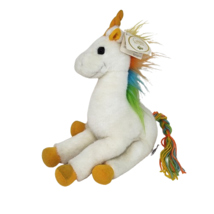 Vintage Russ Berrie Starlight Rainbow Unicorn Stuffed Animal Plush Toy Brite New - £59.99 GBP
