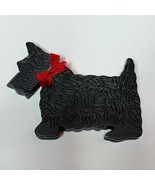 Wood Scottie Dog Christmas Ornament Figurine Vintage Scottish Terrier - $221.44 MXN