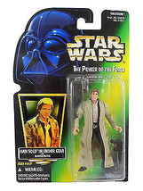 Hasbro Power Of The Force Freeze Frame Endor Han Solo Action Figure - £3.96 GBP