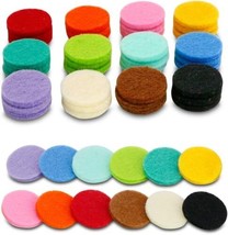 Round Felt Pads Cabochons Assorted Lot Aromatherapy Locket Refills 23mm ... - £15.15 GBP