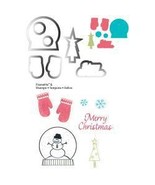 Sizzix Holiday Collection Framelits Die And Repositionable Rubber Stamp ... - £39.94 GBP