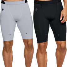Under Armour UA Rush Compression Recovery Shorts Black Grey 1327646 9&quot; Training - £26.35 GBP