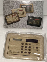 Wood Solar Calculator Vtg NOS Back to Nature New - $4.45