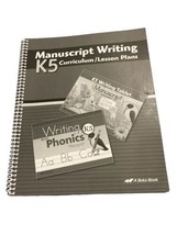 Abeka Manuscript Writing K5 Curriculum Lesson Plans  - £10.04 GBP