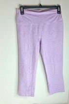 DSG Womens Sz S Purple Camo Leggings Pants Cropped Capri  - $13.86