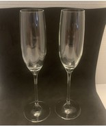 Lenox Jubilee Champagne Flutes Set of 2 Crystal Toasting Glasses - $25.00