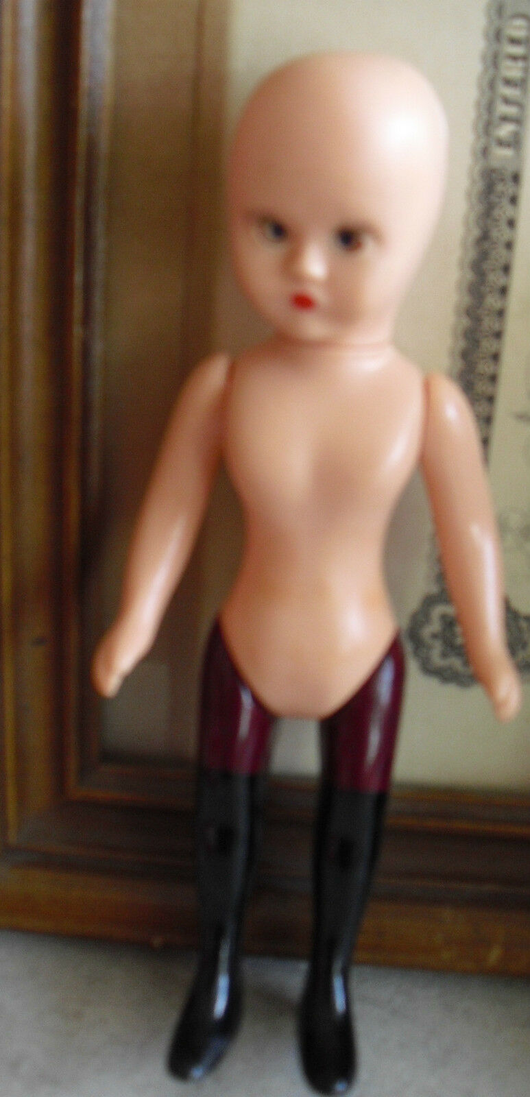 Vintage 1950s Plastic Storybook Dolls Girl Character Doll 6 1/4" Tall - $14.85