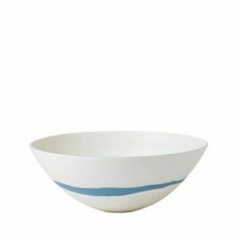 Wedgwood Blue and White Pebble Bowl Jasperware 9.6&quot; Hand Made England Ne... - $180.00