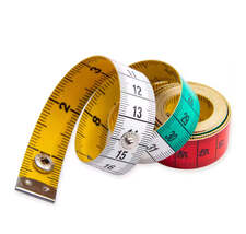 Two 60in Tape Measure for Body Fabric Sewing Tailor Craft Knitting with ... - $13.99